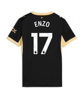 Manchester City Enzo Fernandez #17 Maglia Gara Trasferta Repliche 2026-27 Donna Maniche Corte Manchester City Enzo Fernandez #17 Maglia Gara Trasferta Repliche 2026-27 Donna Maniche Corte
